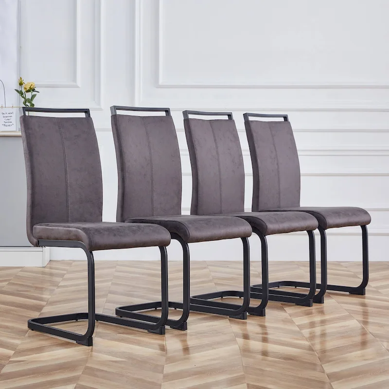 Modern Dining Chairs PU Faux Leather set of 4