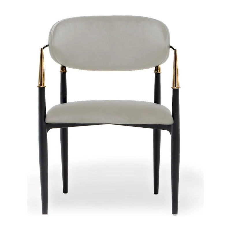 Gold Stainless Steel Velvet Dining Chair