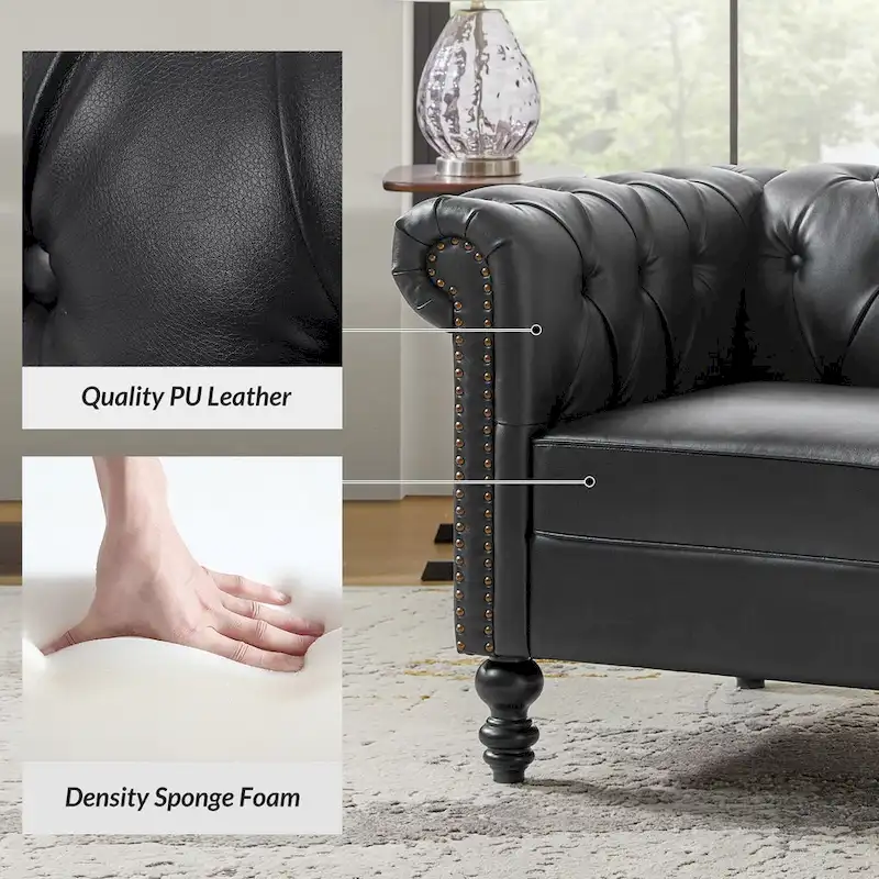 Faustina Traditional Upholstered Armchair with Solid Wood Legs by HULALA HOME