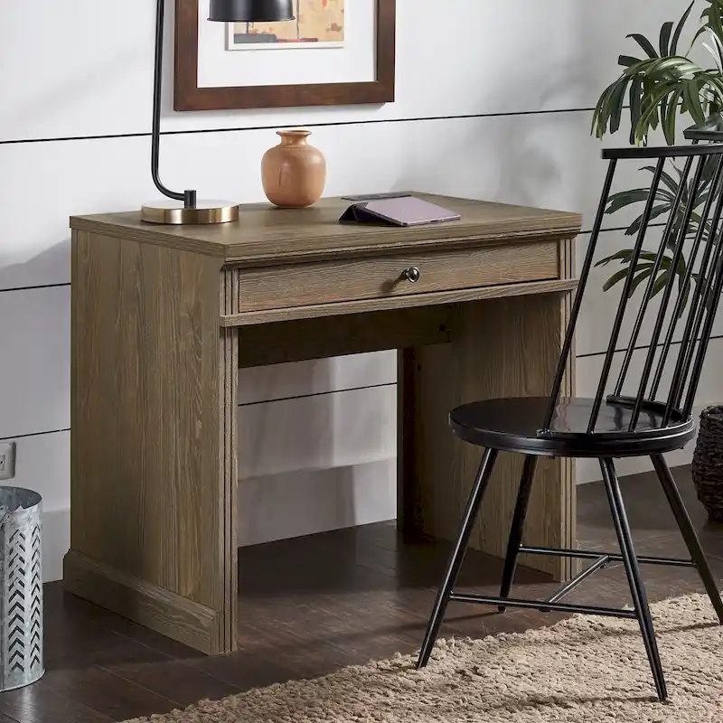 Hinesburg 35 in. Writing Desk with USB Charger by iNSPIRE Q Classic