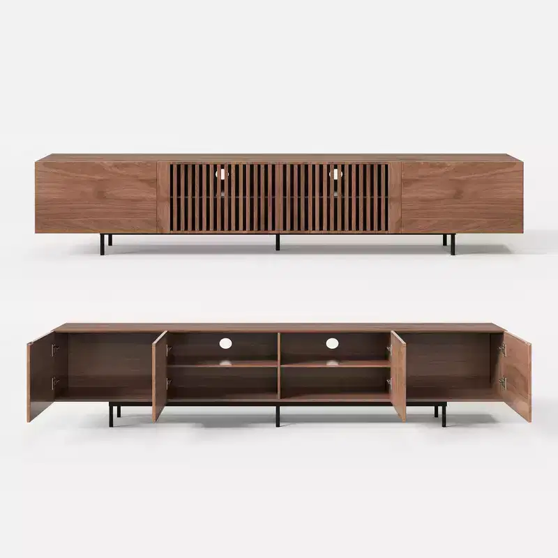 Luck Live Modern 94.48 TV Stand and Media Console & Entertainment Centers with Large Storage Space