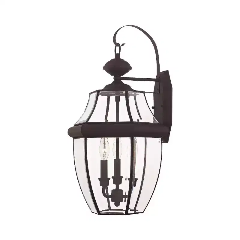 Livex Lighting Monterey 3 - Light Wall Light in Antique Brass
