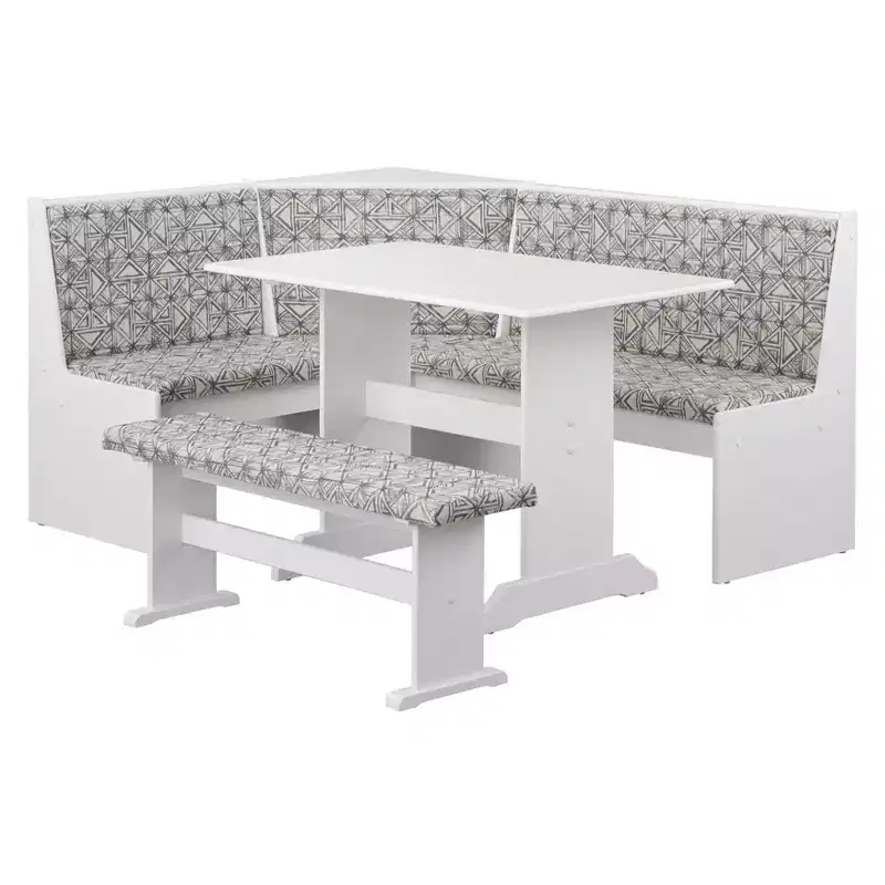 3pc Lacey Upholstered Nook Set - Buylateral