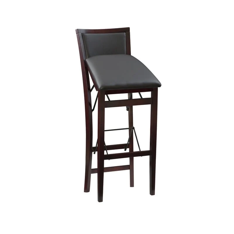 Linon Aldersey Espresso Folding Bar Stool - N/A