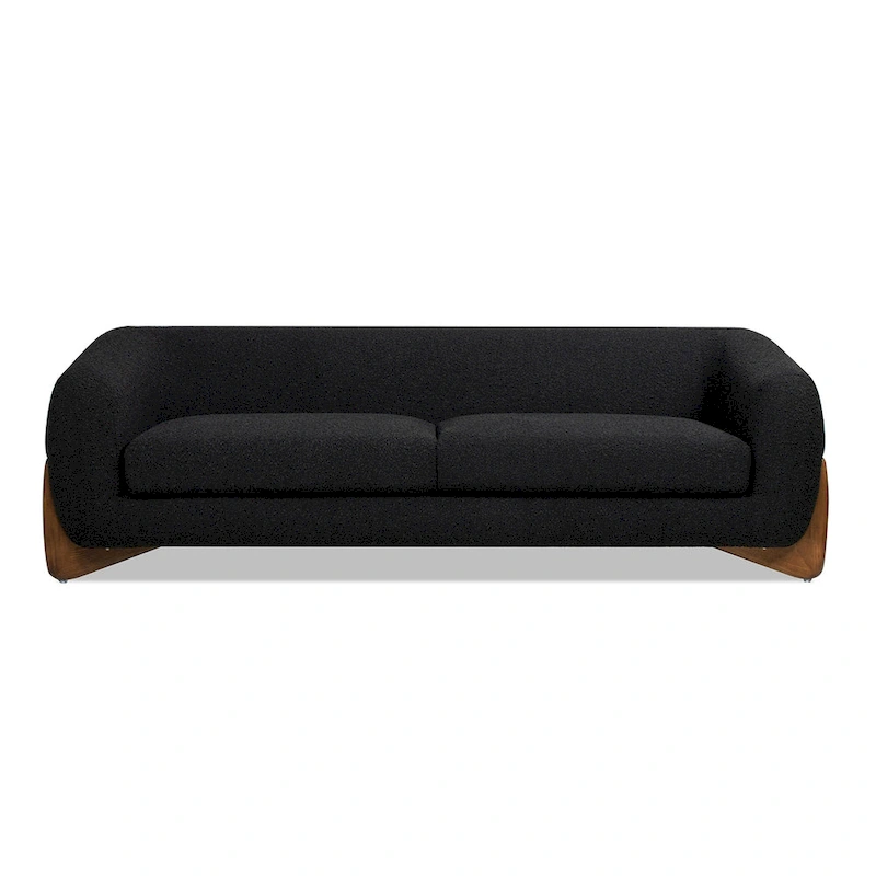 Alpine 90.5 Sherpa Upholstered Sofa