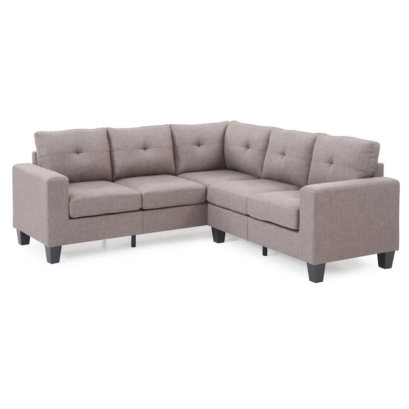 Twill Fabric Sectional Sofa