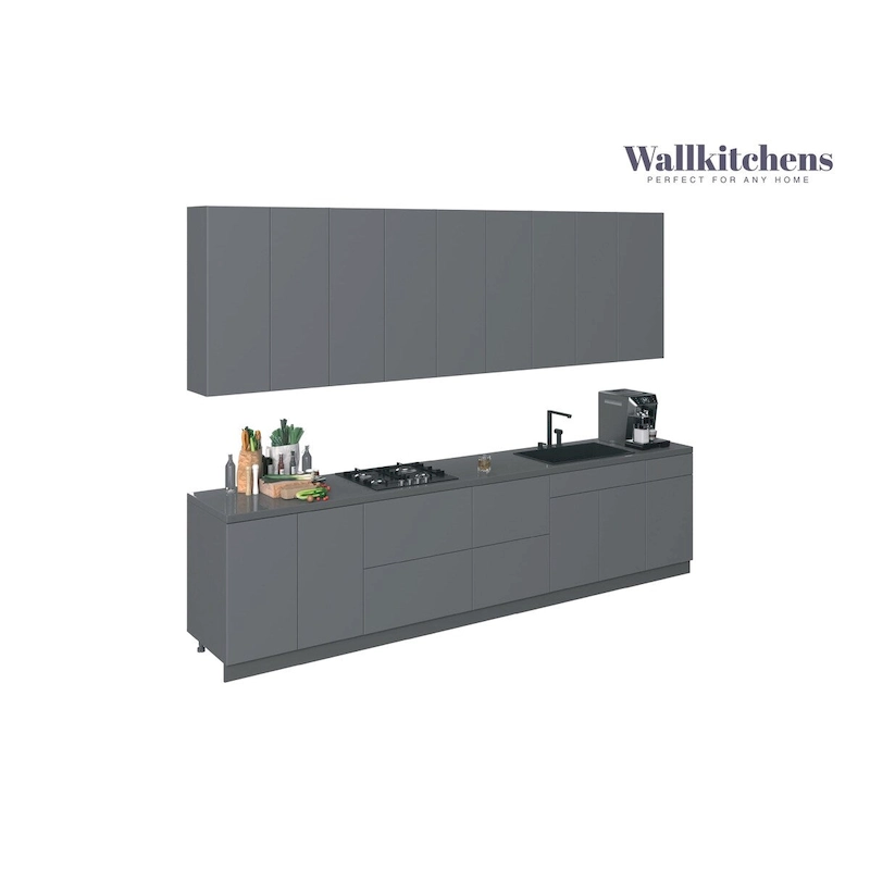 Kitchen Elite Epicure Collection Gray Color Base Size 11Ft Wide - 138x24