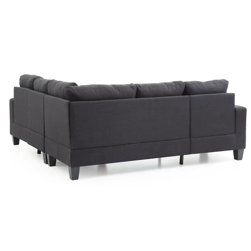 Newbury Twill Fabric Sectional Sofa