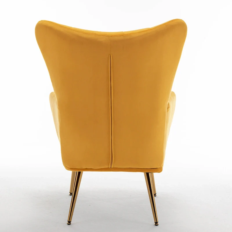 Mid Century Wingback Upholstered Accent Chair