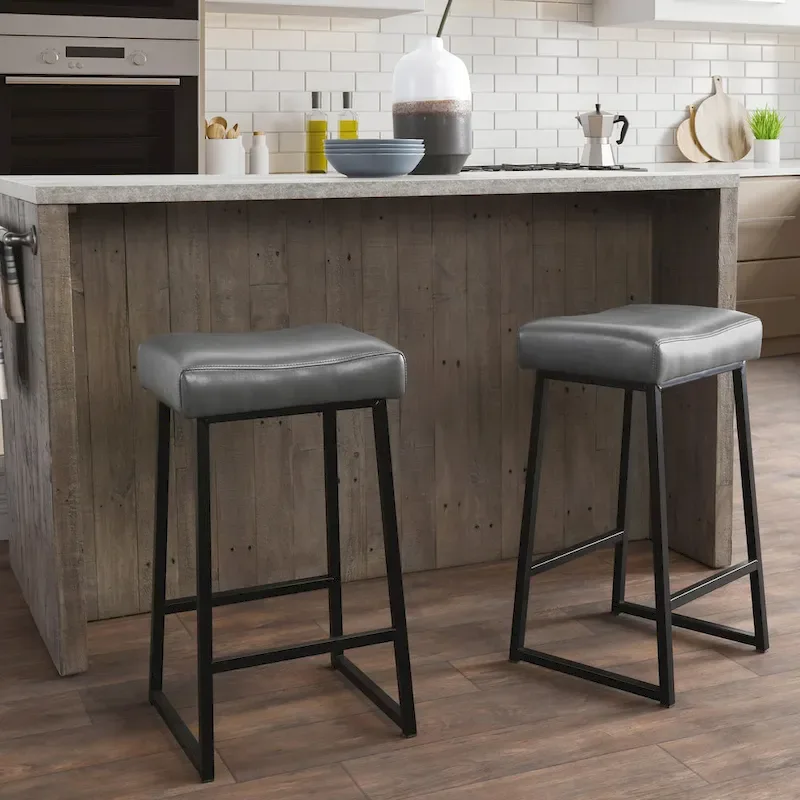 Amber 26 Counter Stool Smokey Grey - Height 26