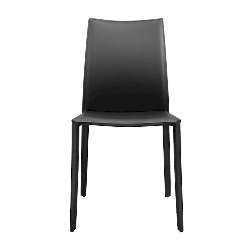 Lynda Mid-Century Modern Bonded Leather Dining Chair