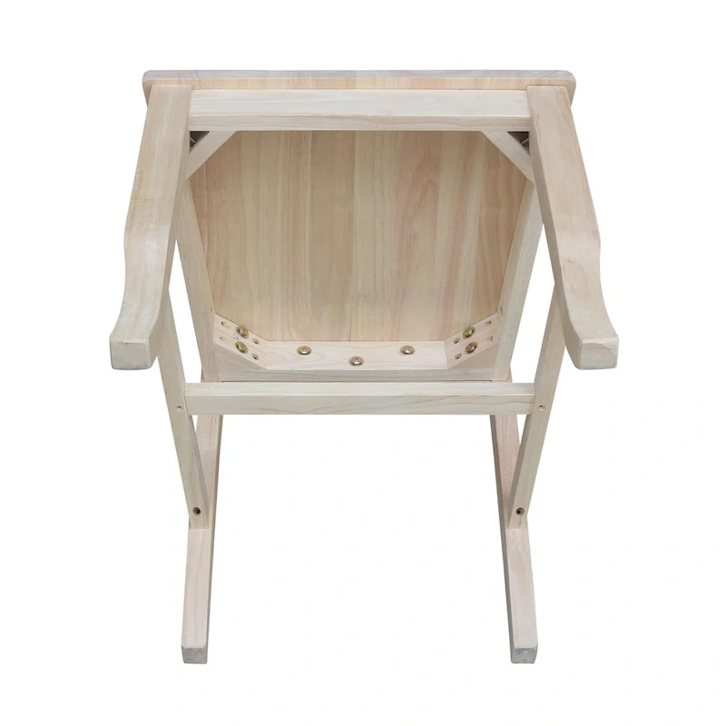 Solid Wood Seaside Dining Chairs - Set of Two