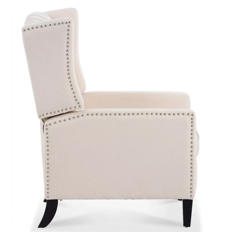 Wide Manual Wing Chair Recliner - 34.45 x 27.16 x 40.55