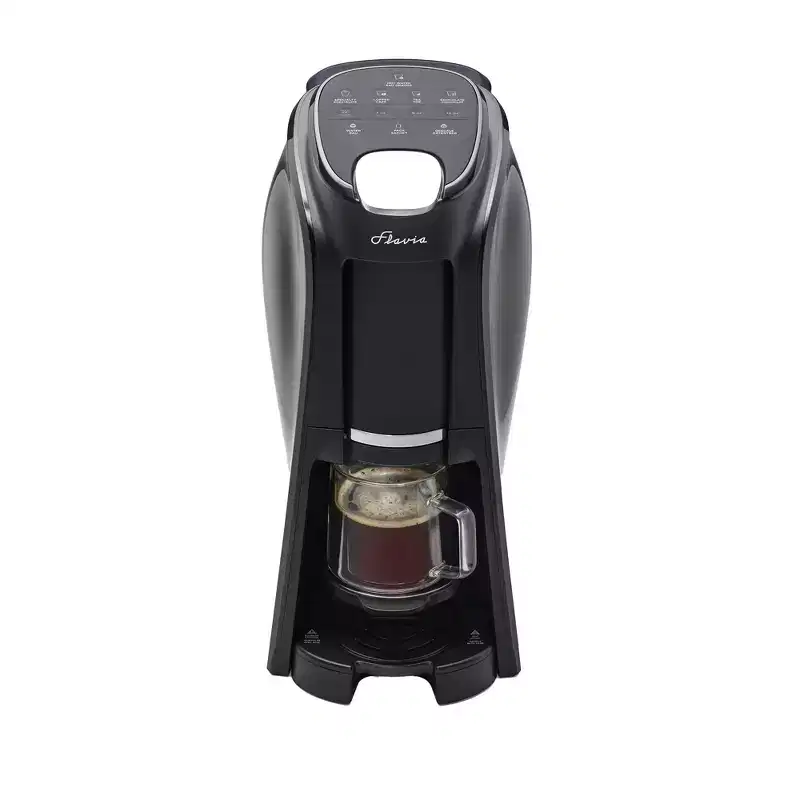 Flavia Aroma Brewer - Coffee Machine, Makes Coffee, Lattes, Tea, and other Hot or Iced Drinks with Single-Serve Freshpacks, Grey