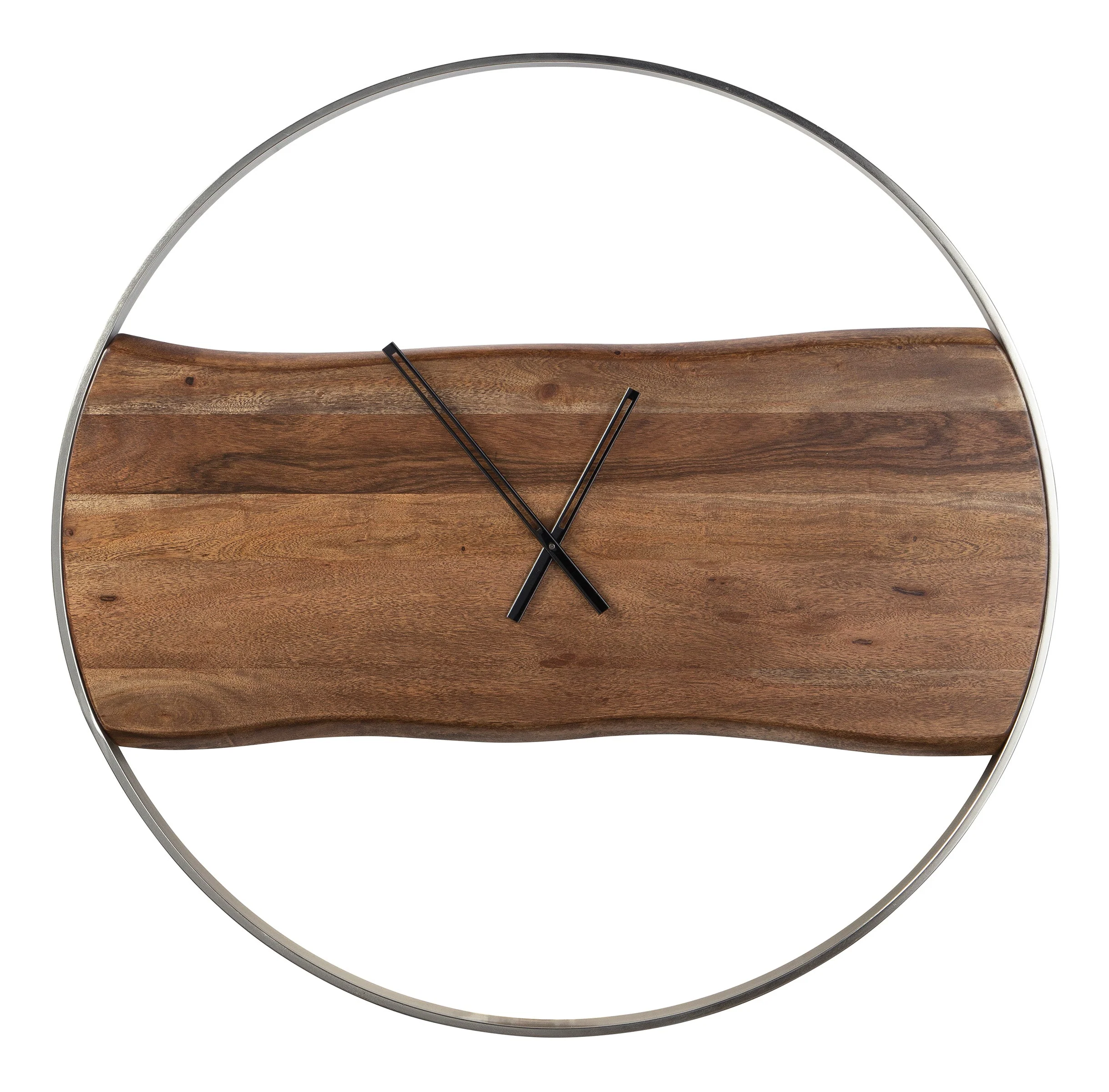 Faux Live Edge Wall Clock