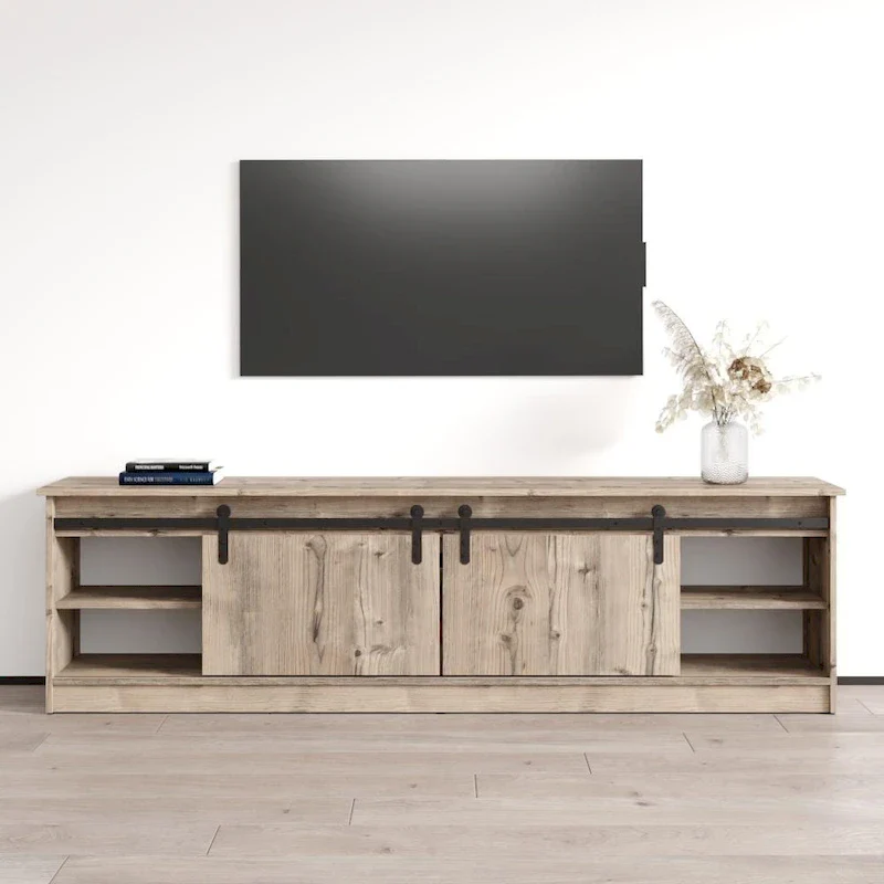 Modern Fireplace TV Stand