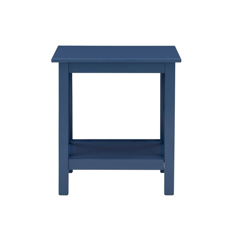 Ripplewood Farmhouse X-Base Side End Table