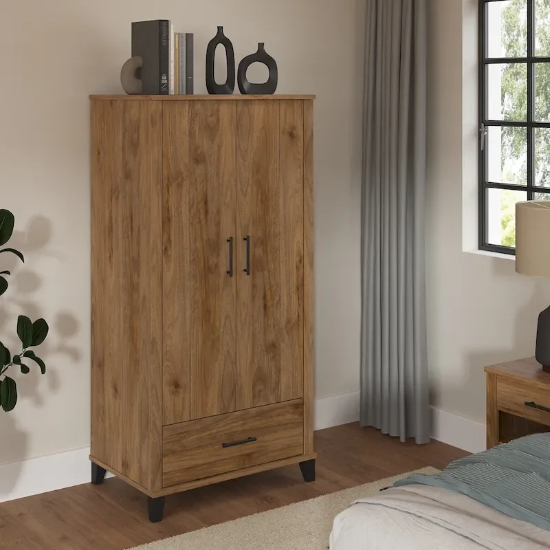 Somerset Large Armoire Cabinet by Bush Furniture