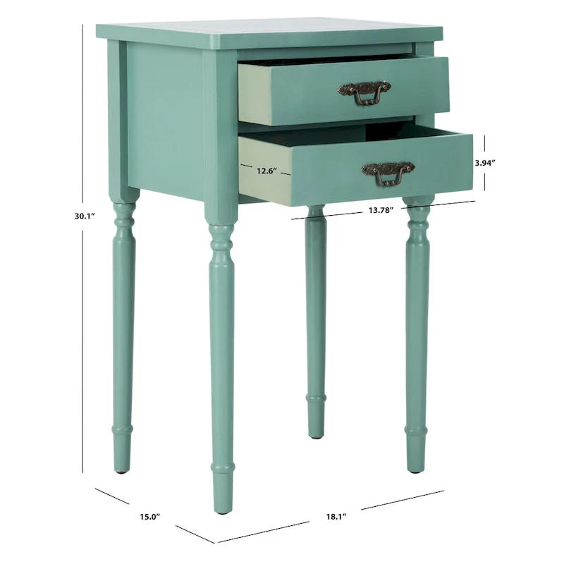 SAFAVIEH Sandra Accent Table - 18.1 x 15 x 30.1 - 18Wx15Dx30H