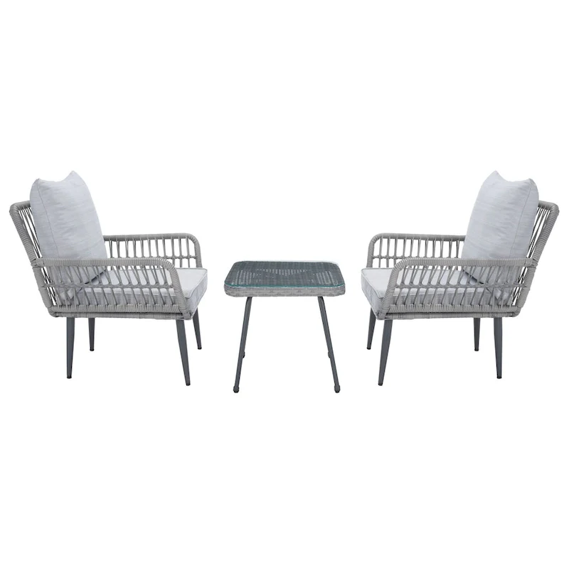 SAFAVIEH Mariyah 3-Piece Lounge Set - 27 Wx30 Dx28 H