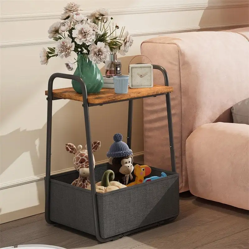 Side Table Set of 2 - 16.93D x 14.57W x 24.02H