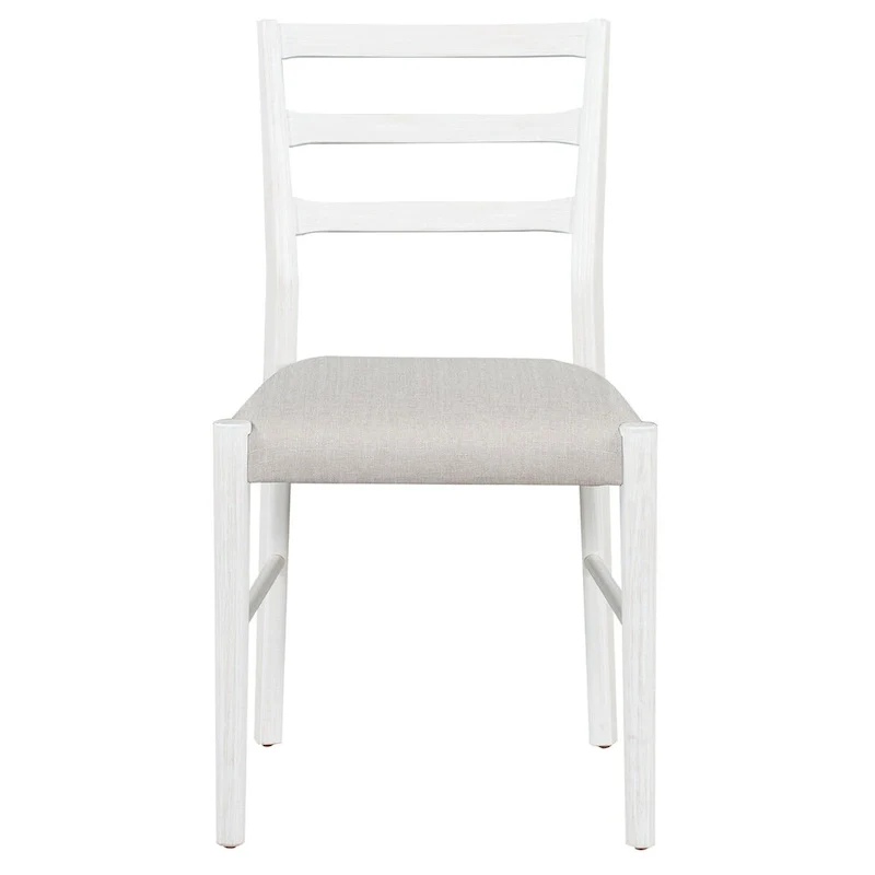 7-Piece Wooden Extendable Dining Table Set with 12Leaf and 2 Drawers, 6 Chairs