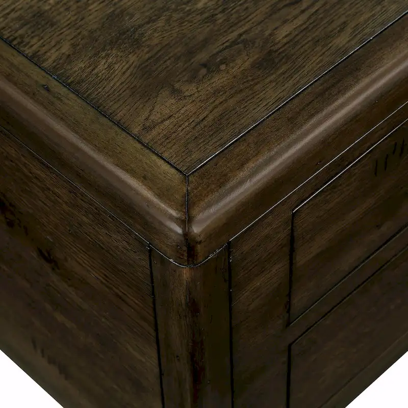 40 Solid Wood Rectangle Coffee Table with 4 Drawers