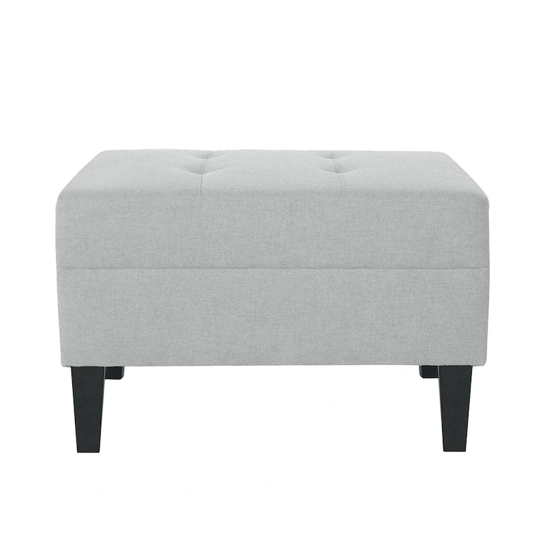 Tufted Fabric Ottoman