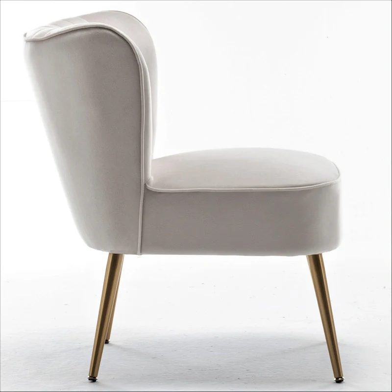 Sauter 23.2  Wide Mid-Century Modern Microfiber Accent Chair