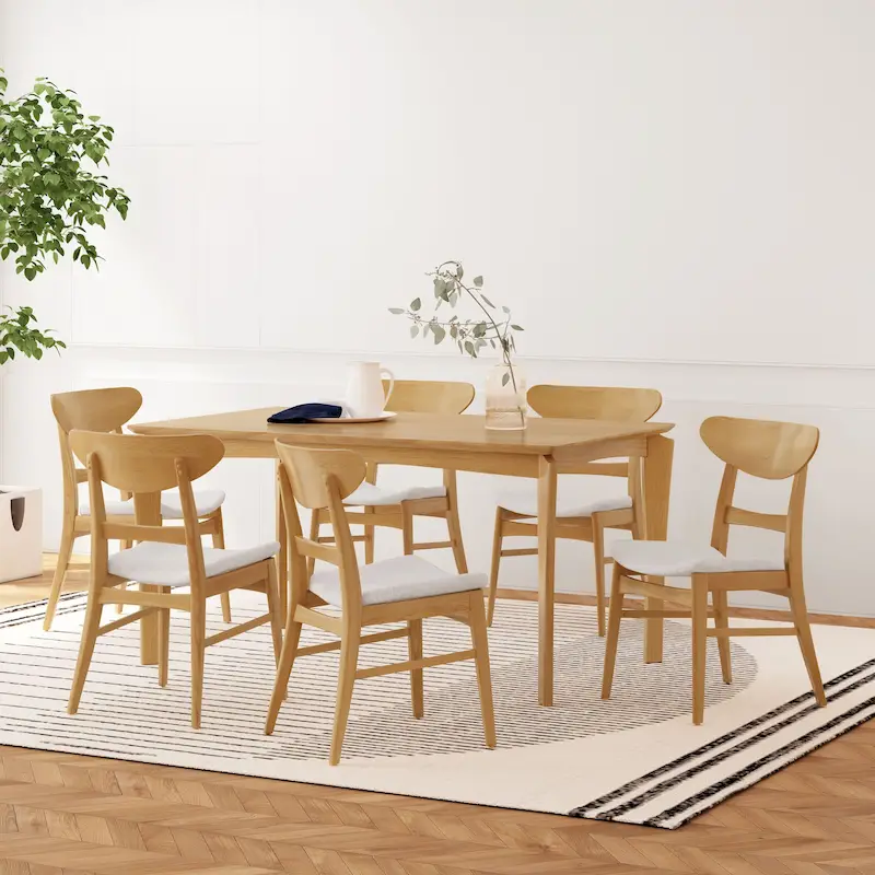 Amesbury Wood 7 Piece Dining Set by Christopher Knight Home