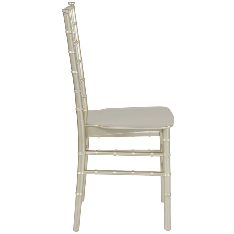 Resin Stackable Chiavari Chair - 15W x 18.75D x 35H - 15W x 18.75D x 35H