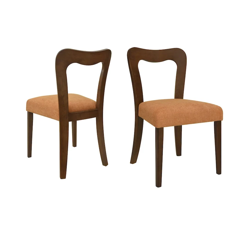 Christopher Knight Home - Ethan Modern Upholstered Dining Chair Set of 2 with Open-Back Design