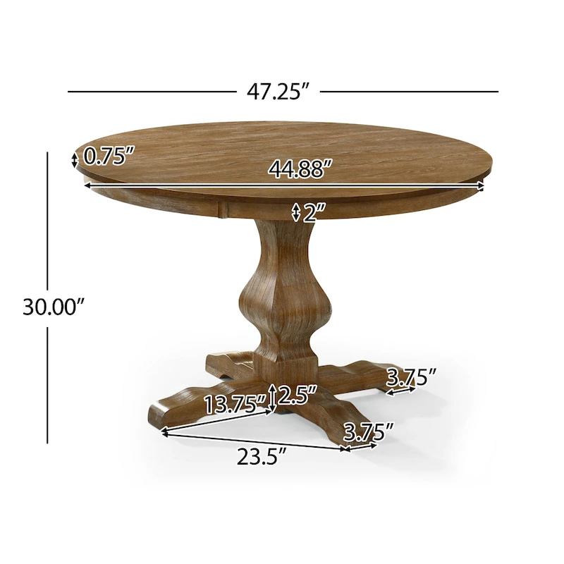 Alamosa Circular Dining Table by Christopher Knight Home