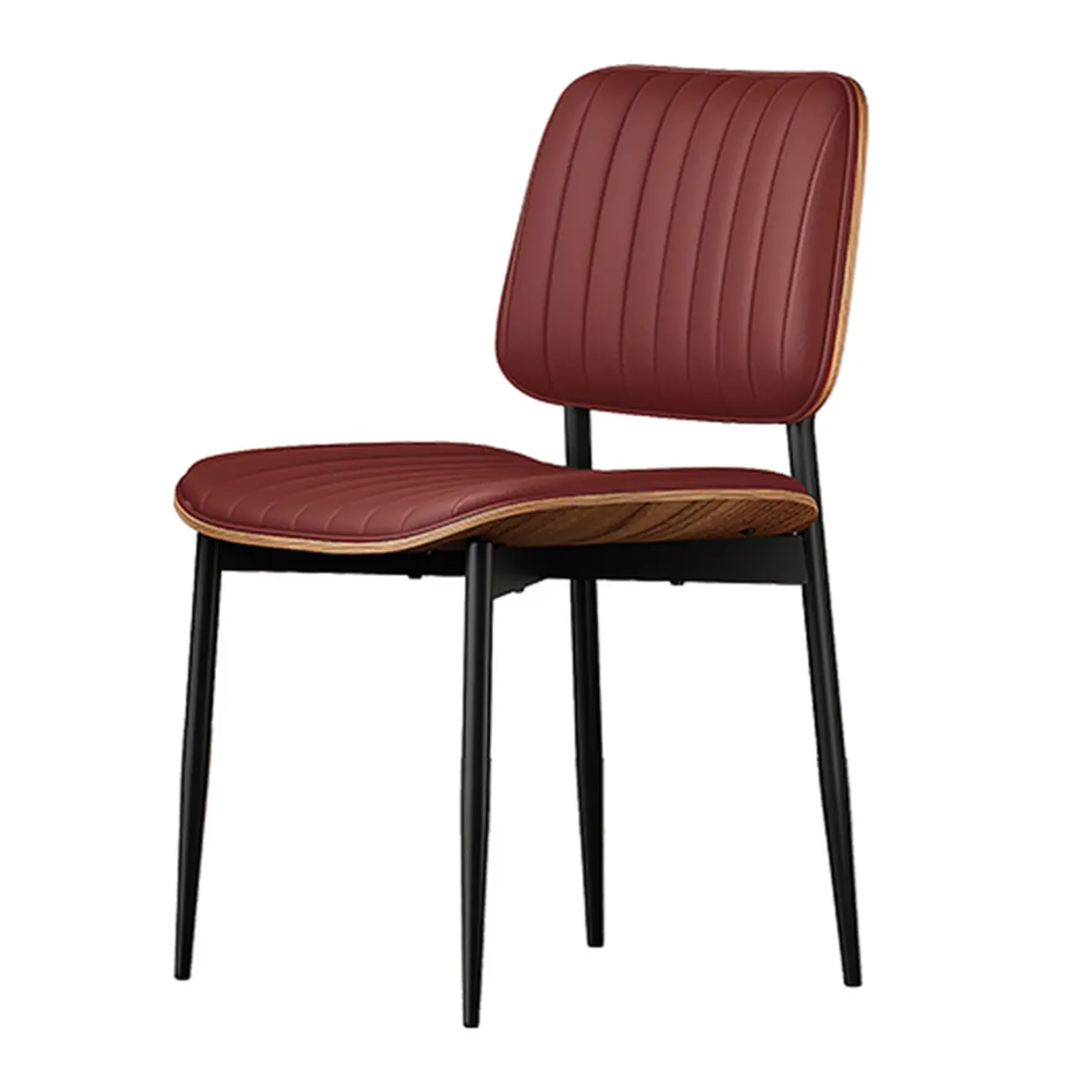 Modern Faux Leather Upholstered Side Chair