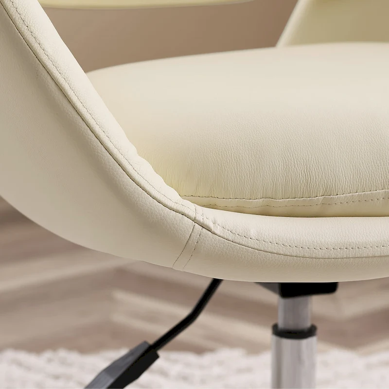 Art Leon Modern Swivel & Adjustable Home Office Accent Arm Chair