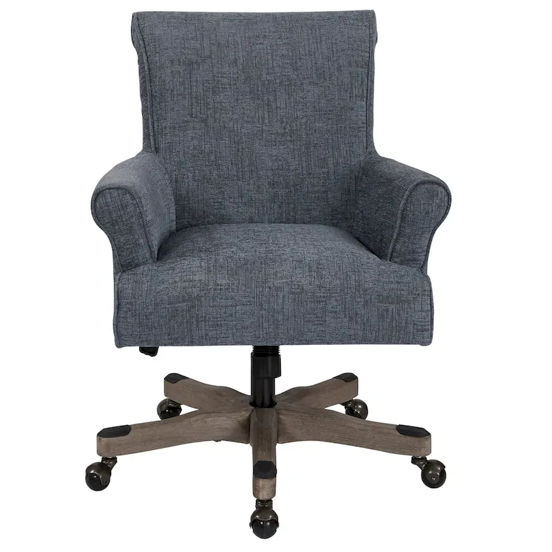 Megan Office Chair with Wood Base