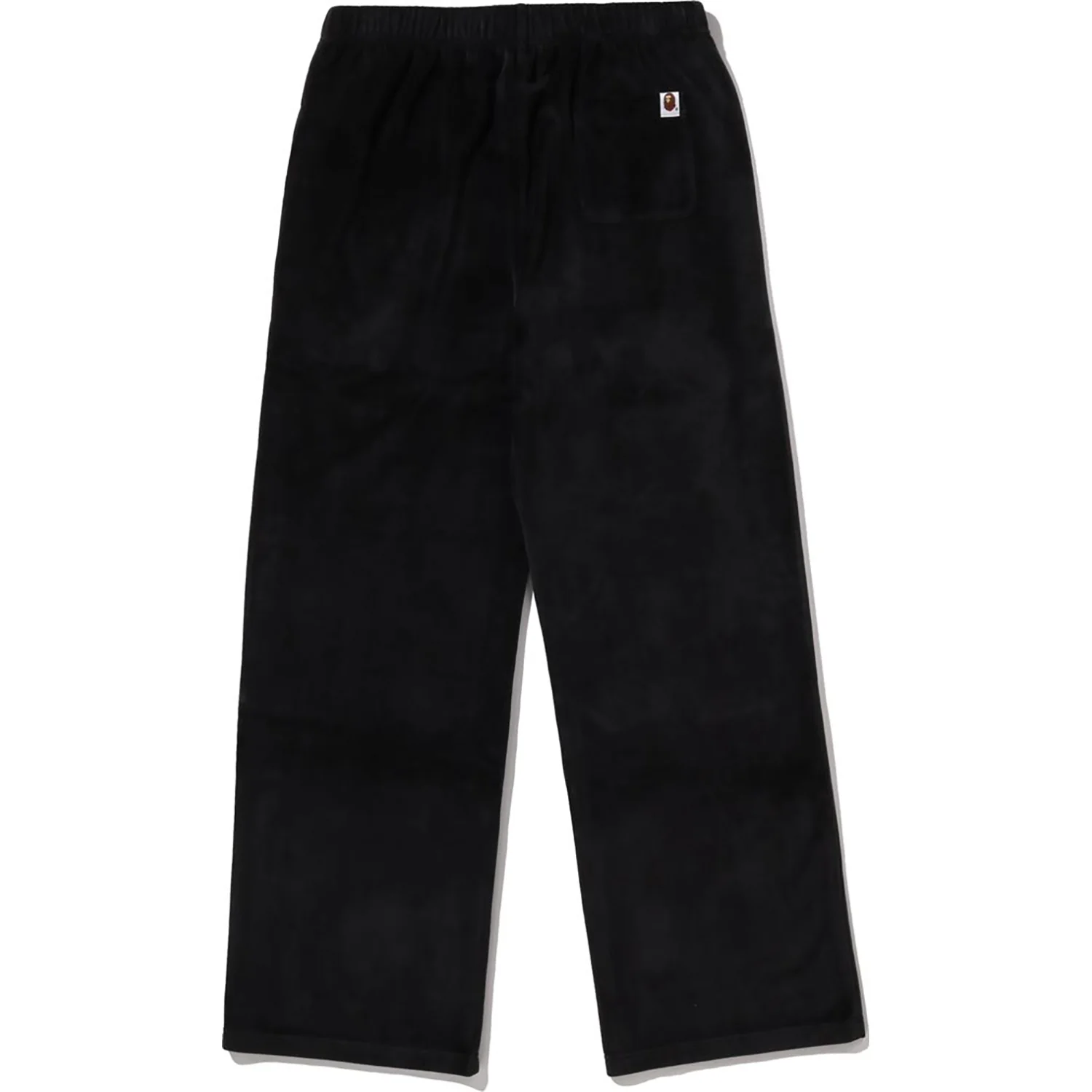 CRYSTAL STONE APE HEAD VELOUR WIDE PANTS LADIES