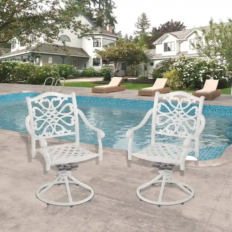 5-Piece Cast Aluminum Patio Dining Set