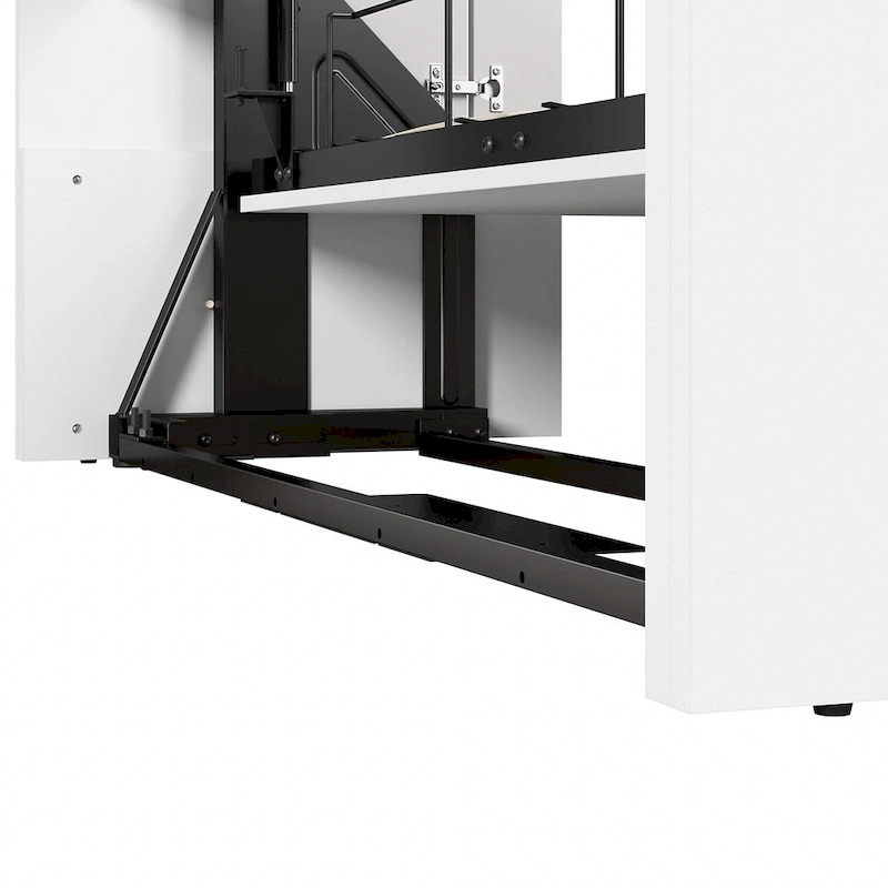 Lumina Full Murphy Bed with Shelves (81W) by Bestar