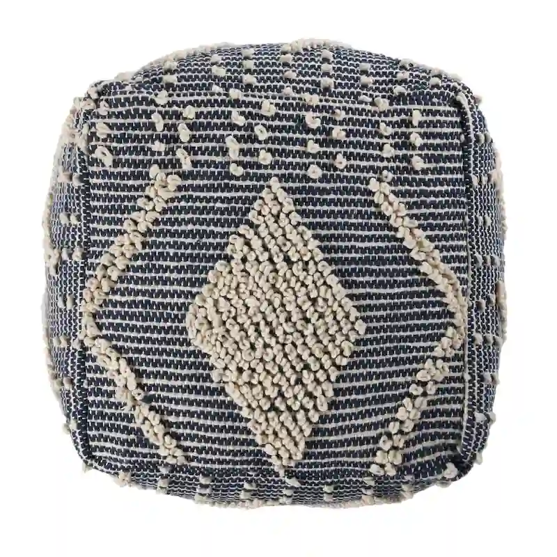 Brinket Boho Cube Yarn Pouf by Christopher Knight Home