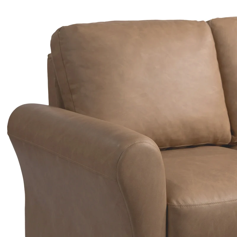 iLounge Waverly Microfiber Loveseat