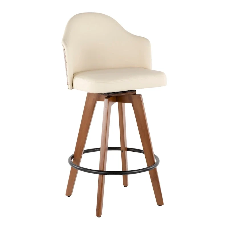 Carson Carrington Valsatra Mid-century Modern Counter Stool