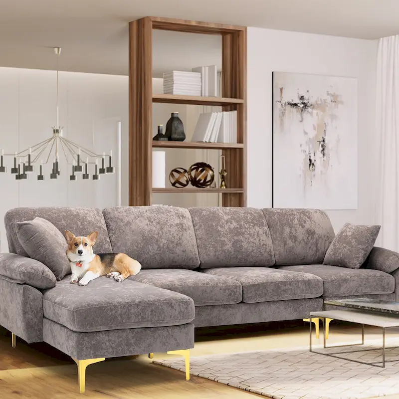 Kata 115  Sectional Sofa with Ottman