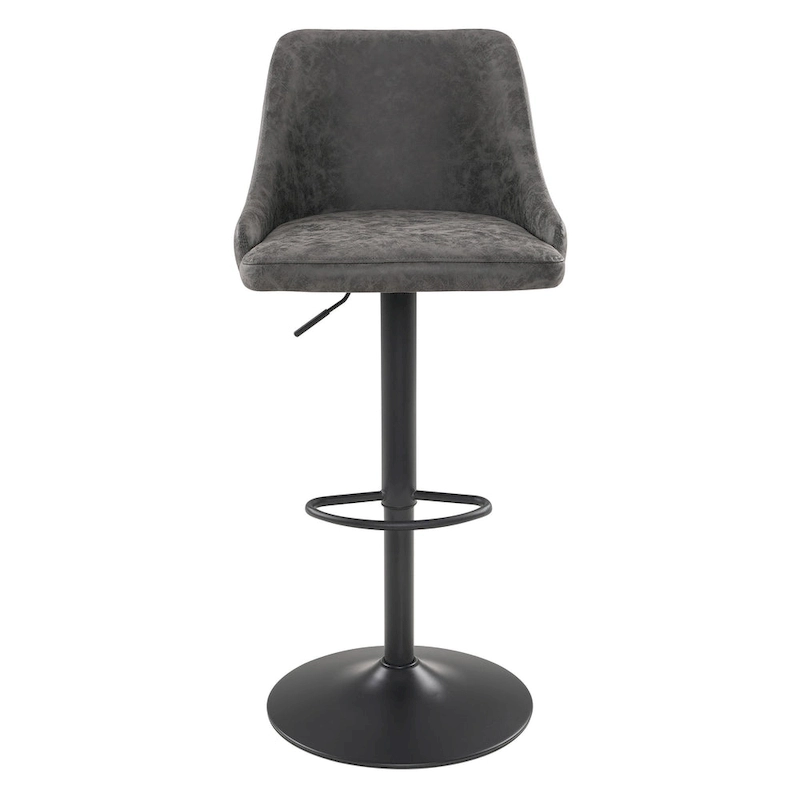 Sylmar Height Adjustable Stool in Faux Leather