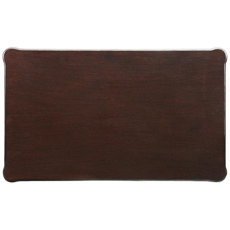 Espresso Coffee Table with Turned Legs