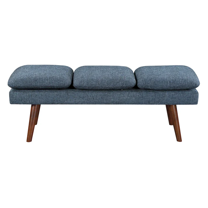 Amanda 54 Mid-Century Bench