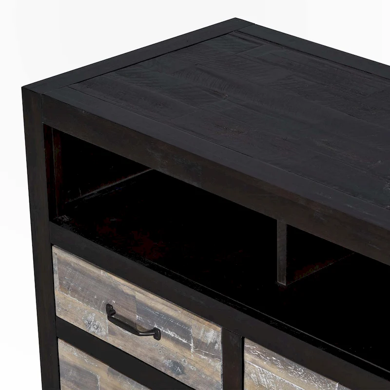 TV Stand with 6 Drawers and 3 Shelves