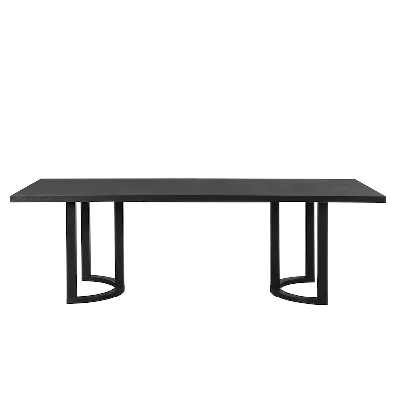 Kenneth Modern 95-Inch Dining Table with U-Shaped Trestle Base by Christopher Knight Home