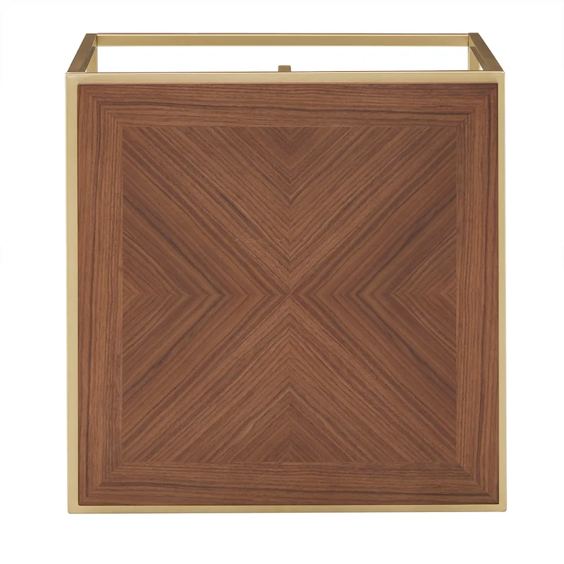 Cooke Square Table with Metal Base by iNSPIRE Q Modern