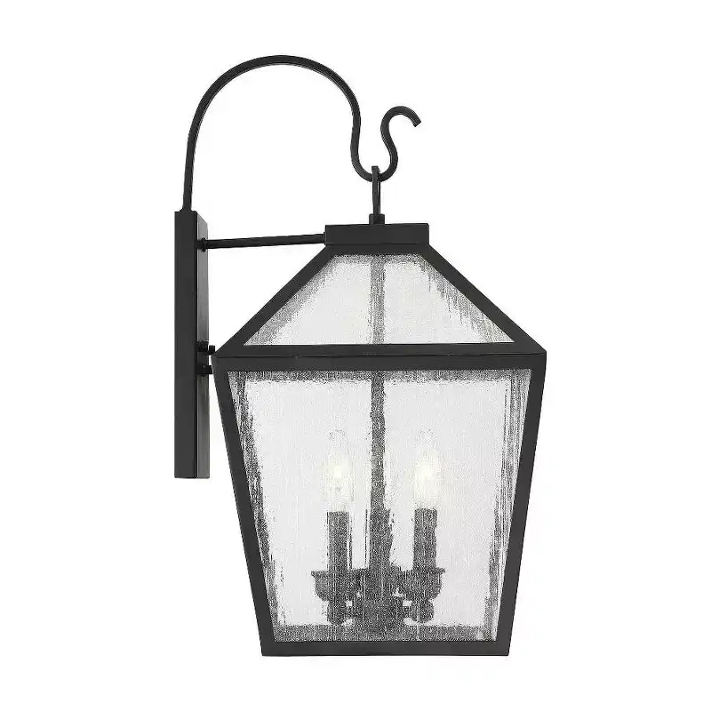 Savoy House Woodstock 3 - Light Wall Light in Black